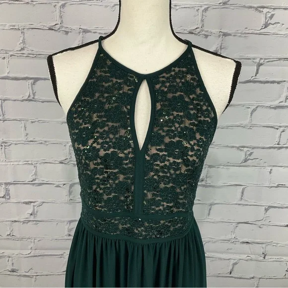 Night Way Lace Bodice Prom Dress, Size 8 - Picture 2 of 14